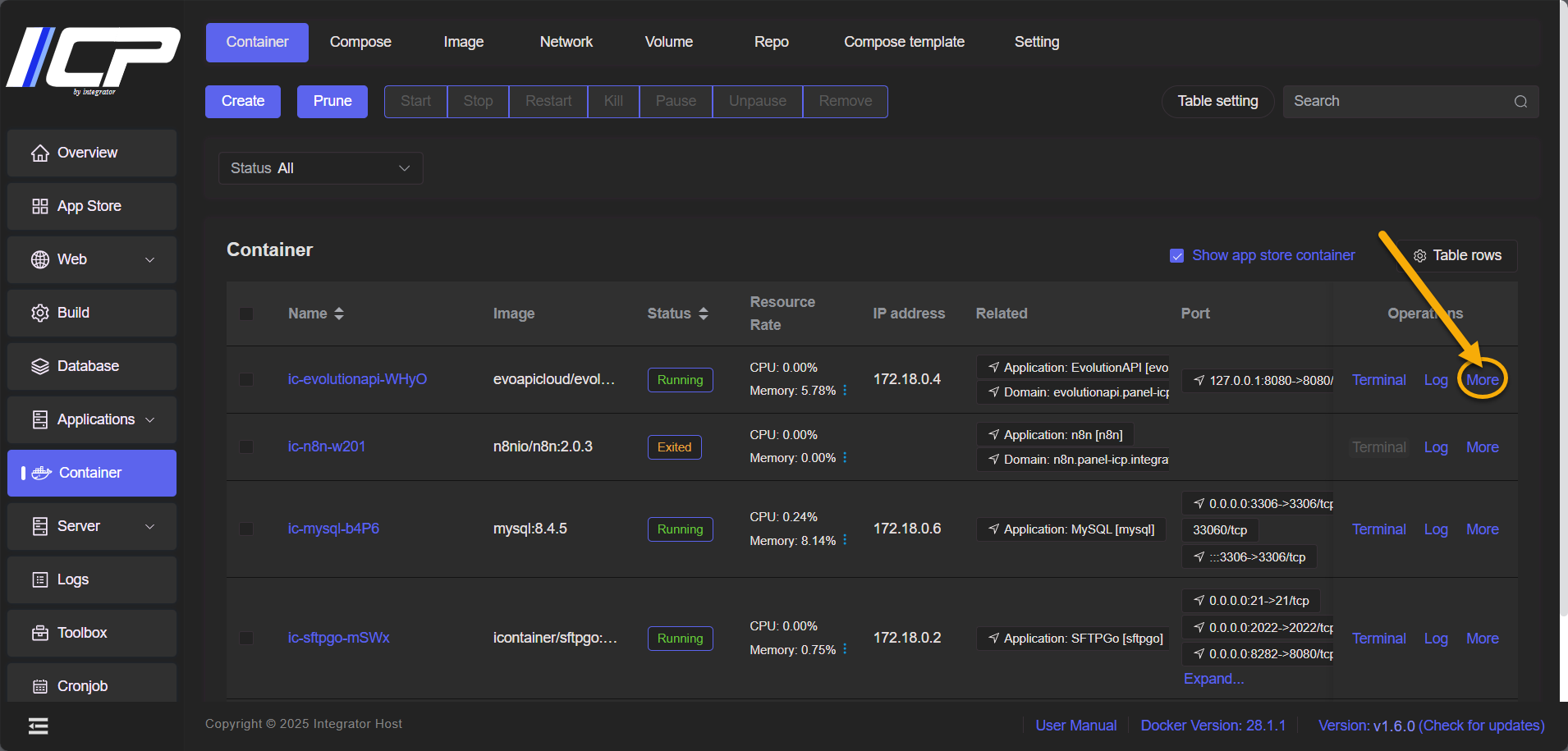 How to Update the Evolution API Version | iContainer