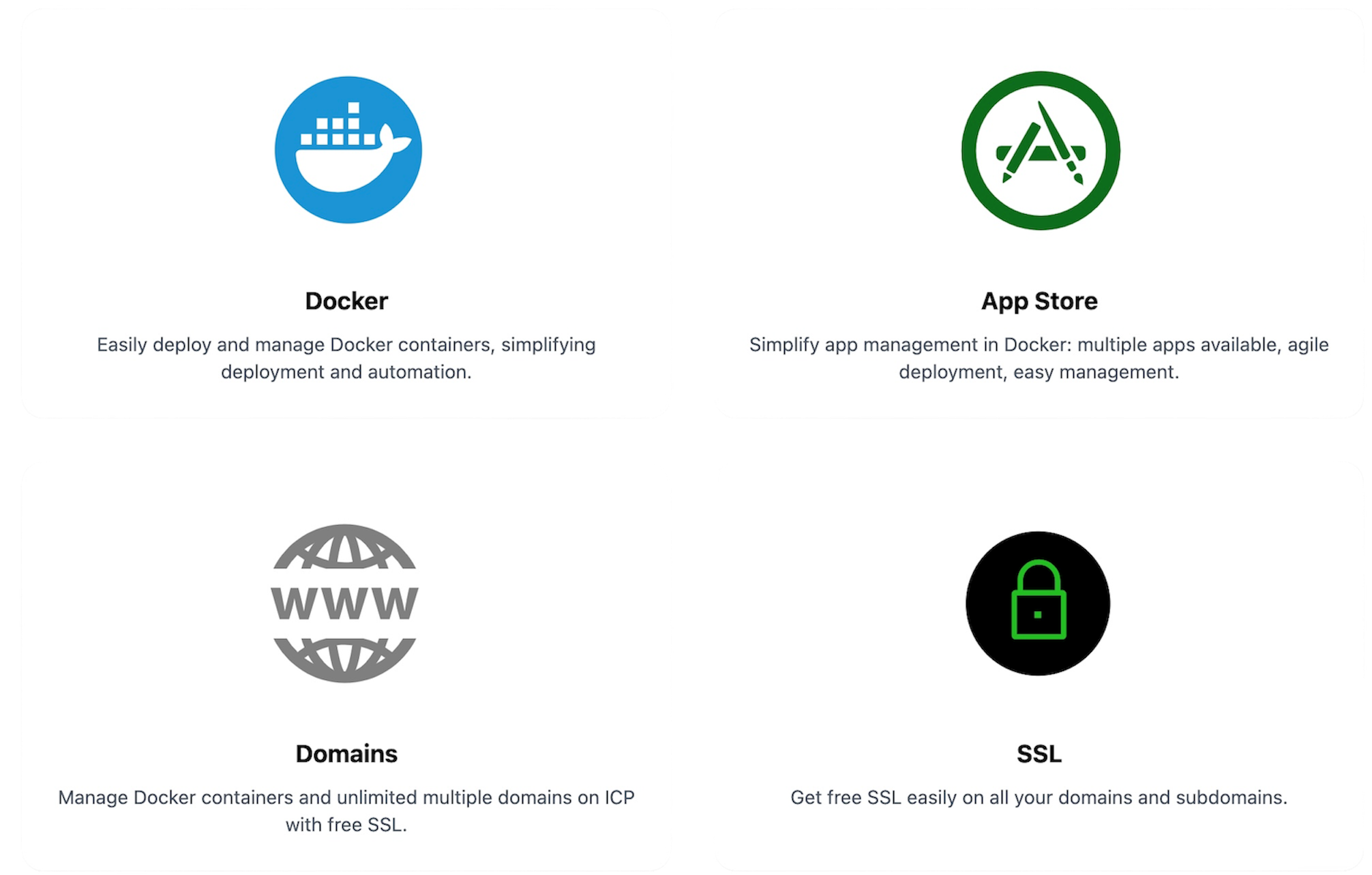 ICP Panel Features | iContainer