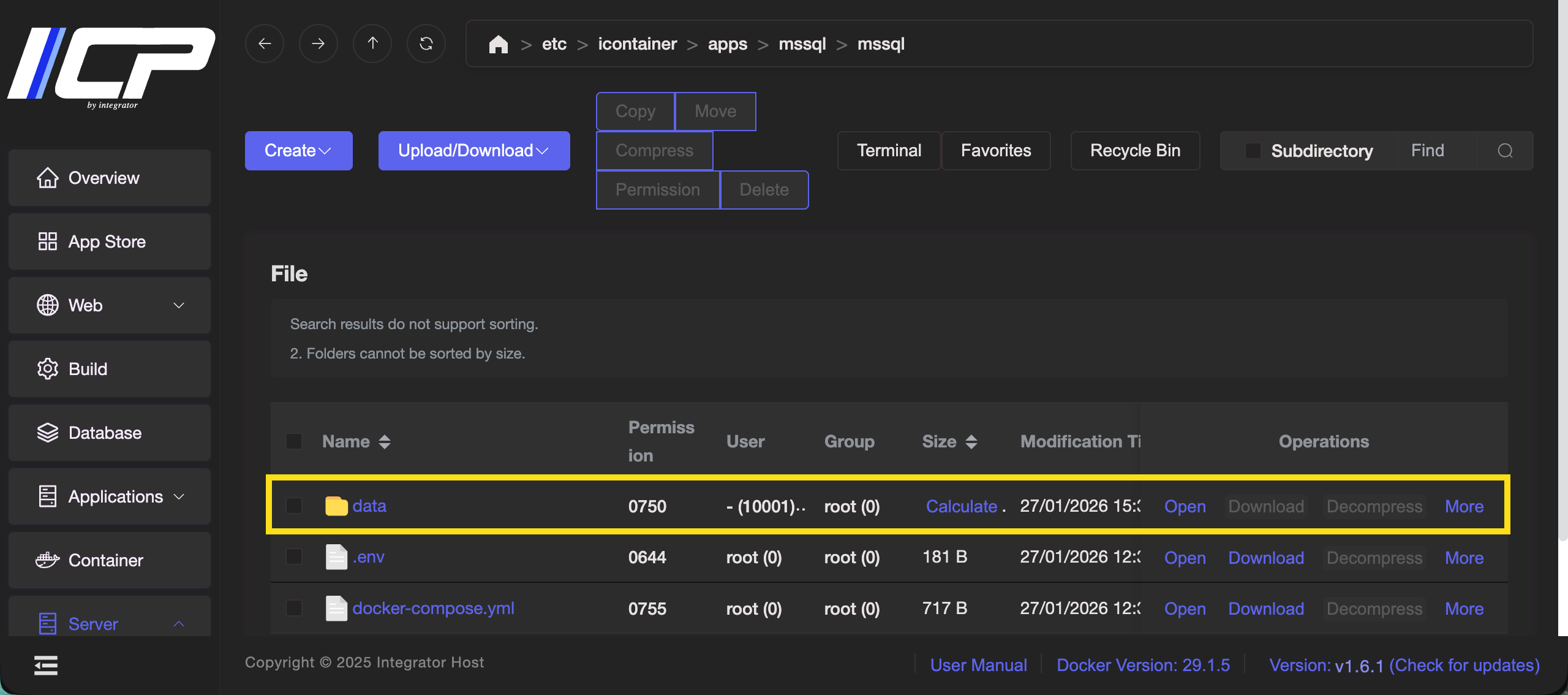 How to Import a Remote MSSQL Database | iContainer