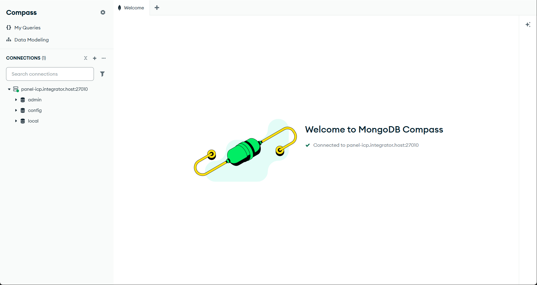 Como usar o MongoDB Compass com o ICP | iContainer