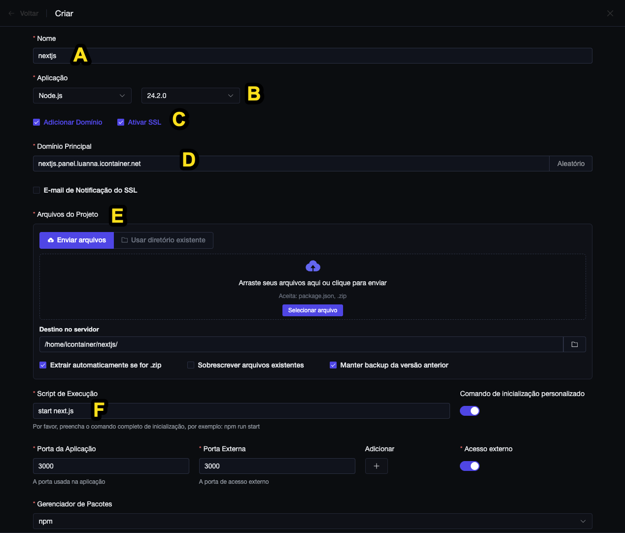 Como instalar o Next.js | iContainer
