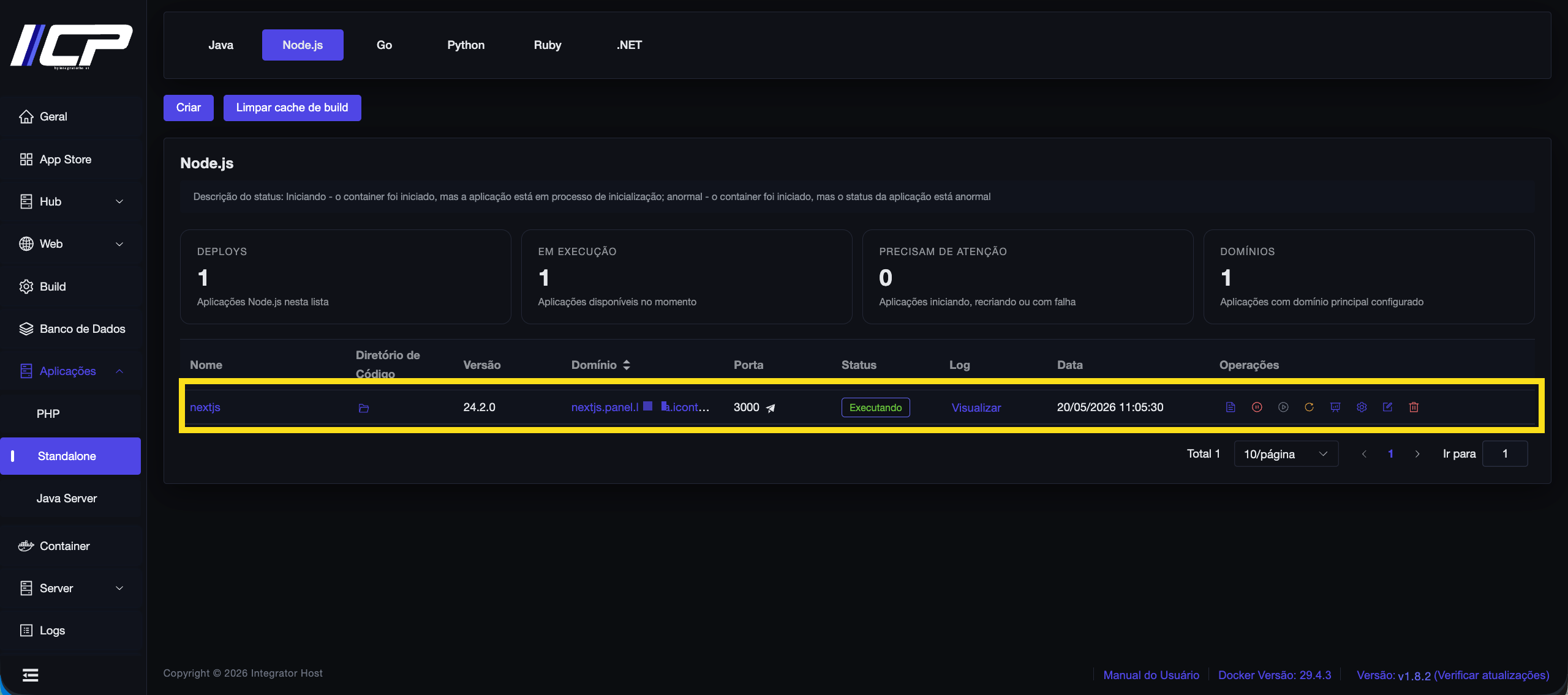 Como instalar o Next.js | iContainer